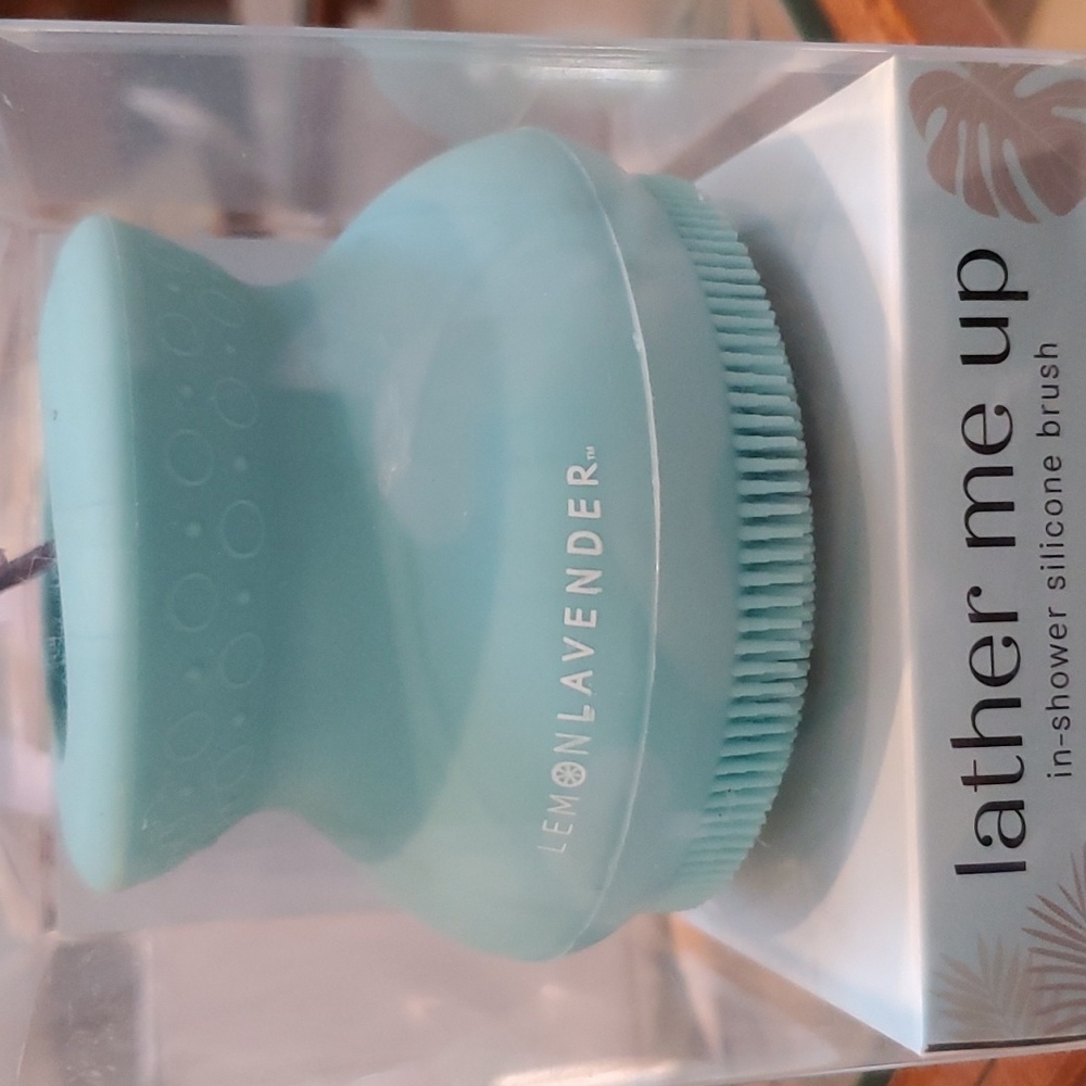 Lemon Lavender Shower Silicone Brush